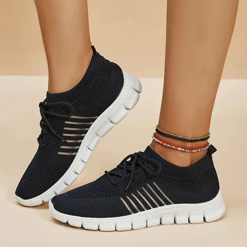 Orthopädische Damen Sneaker Walkingschuhe Mesh Bequem - BerlinGlamour