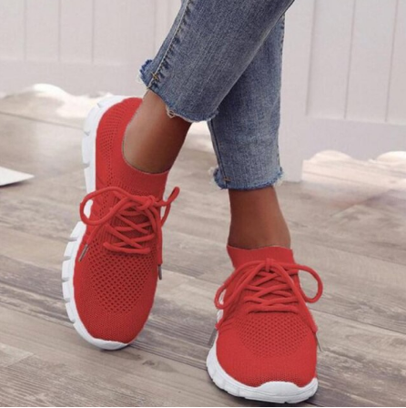Damen Sneaker Orthopädisch Bequem Mesh Schuhe