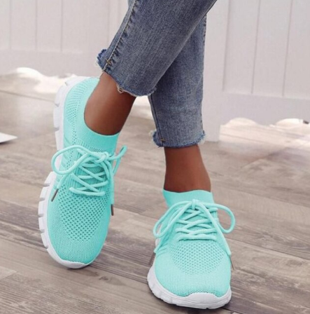 Damen Sneaker Orthopädisch Bequem Mesh Schuhe