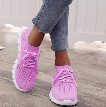 Orthopädische Sneakers Damen Mesh Schuhe Bequem