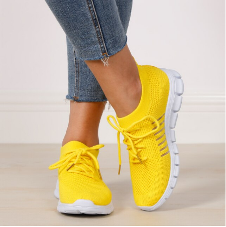 Damen Sneaker Orthopädisch Bequem Mesh Schuhe
