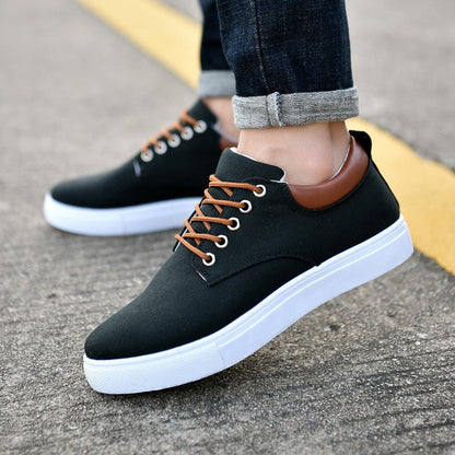 Slip-on Sneakers - Herren Casual Freizeit Canvas Sneakers-Chaps Herrenmode