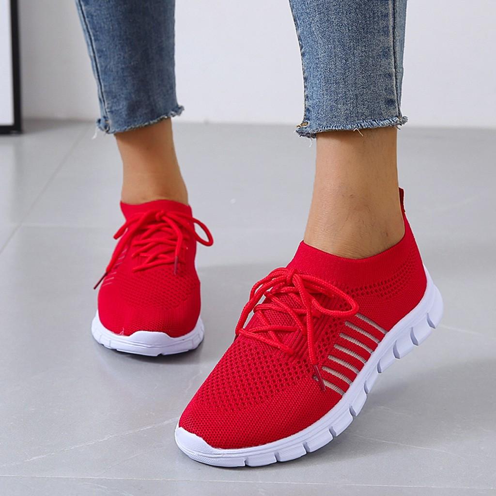 Orthopädische Sneaker Damen Mesh Turnschuhe Bequem