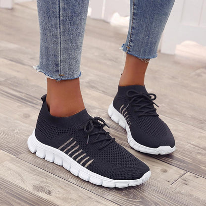 Orthopädische Sneaker Damen Mesh Turnschuhe Bequem