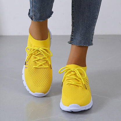 Orthopädische Sneaker Damen Mesh Turnschuhe Bequem