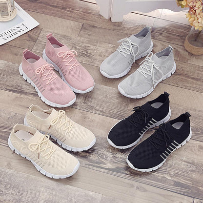 Orthopädische Sneaker Damen Mesh Turnschuhe Bequem