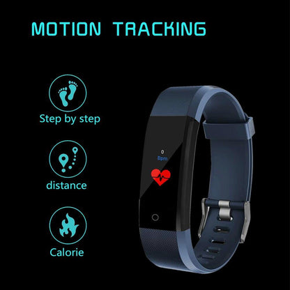 Fitness-Tracker Uhr Wasserdicht Smartband für Männer Frauen