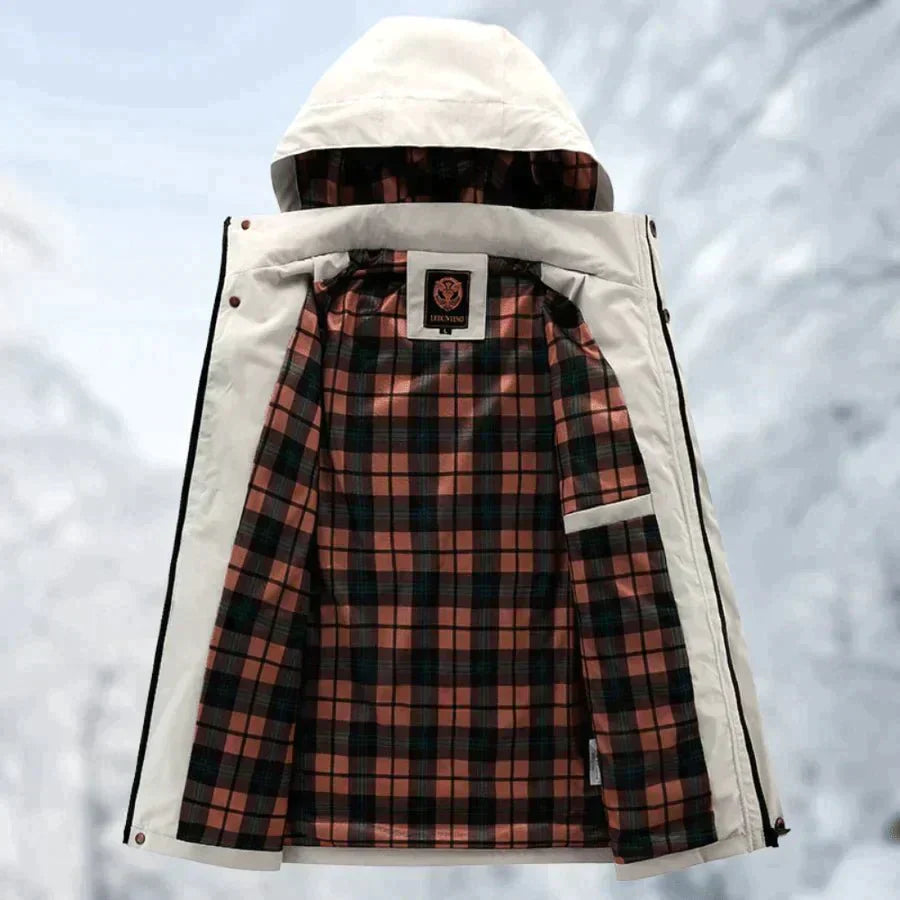 Snow Jacket – Wasserdichte Winter-Skijacke mit Kapuze für Männer-Chaps Herrenmode