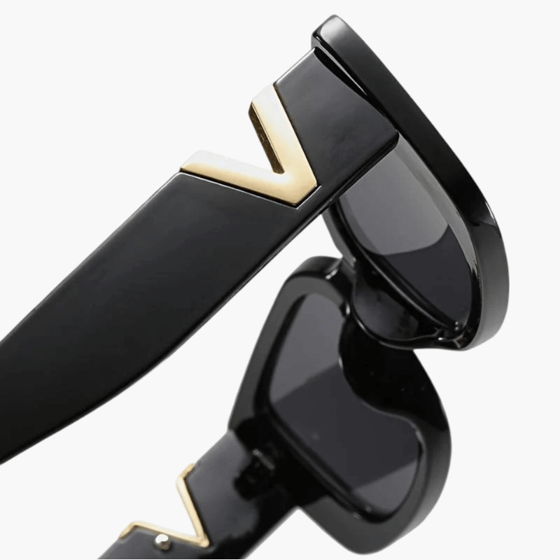 Sonnebrille mit Frieden Motiv Trendy