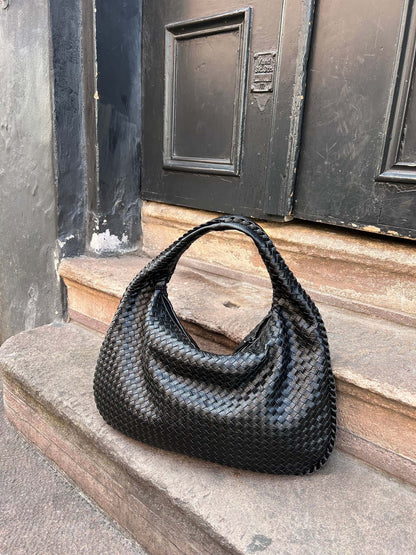 Große geflochtene Hobo Handtasche Frauen