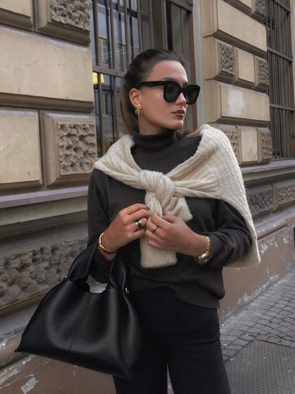 Ledertasche Damen Minimalistisch Chic Elegante