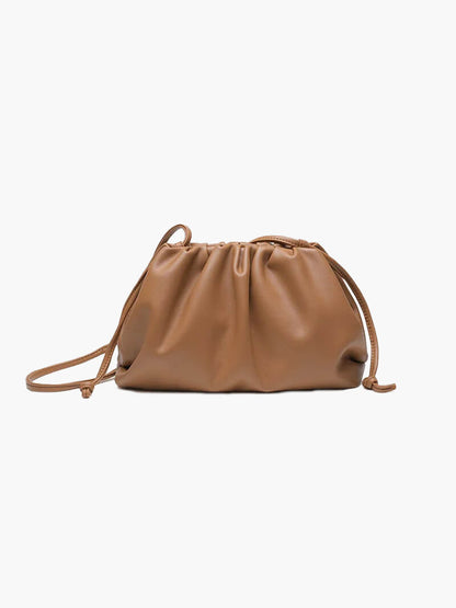 Damen Pouch Tasche Kunstleder Modern Schwarz