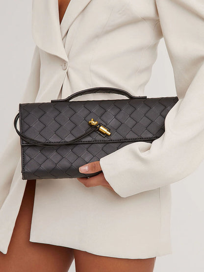 Woven Tasche Bianca Elegante Reisetasche