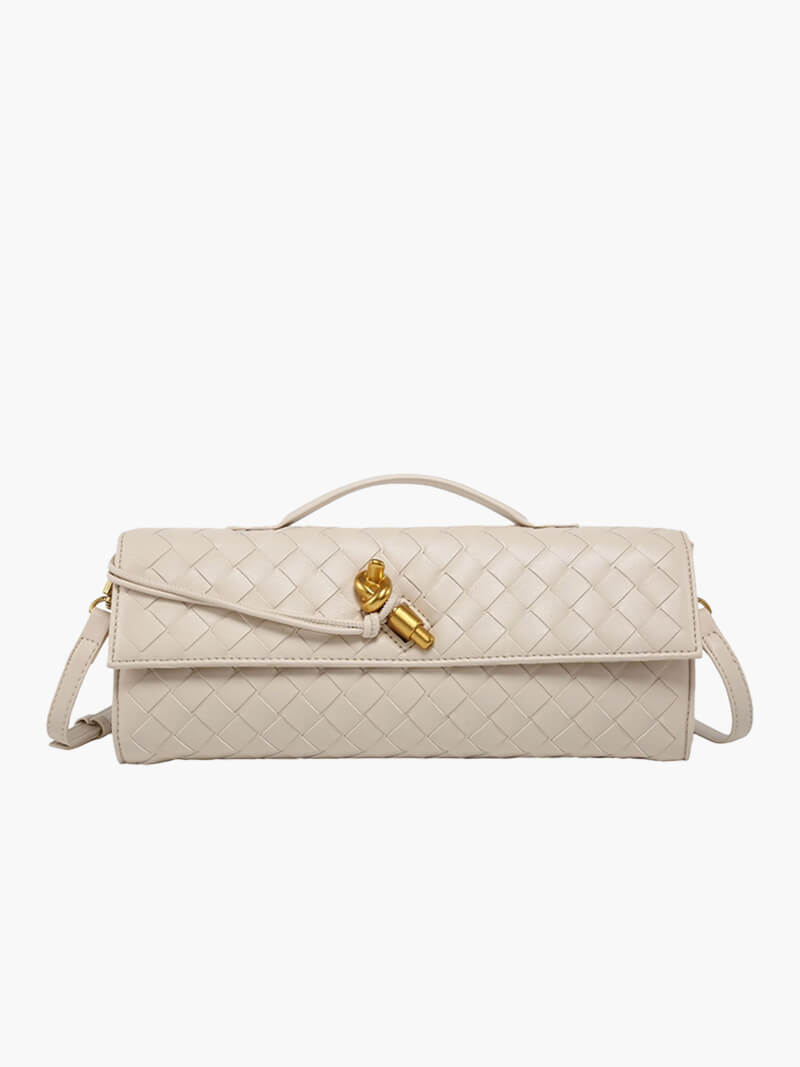 Woven Tasche Bianca Elegante Reisetasche