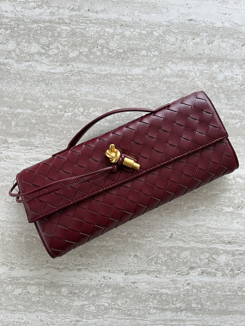 Woven Tasche Bianca Elegante Reisetasche