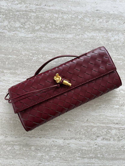 Woven Tasche Bianca Elegante Reisetasche