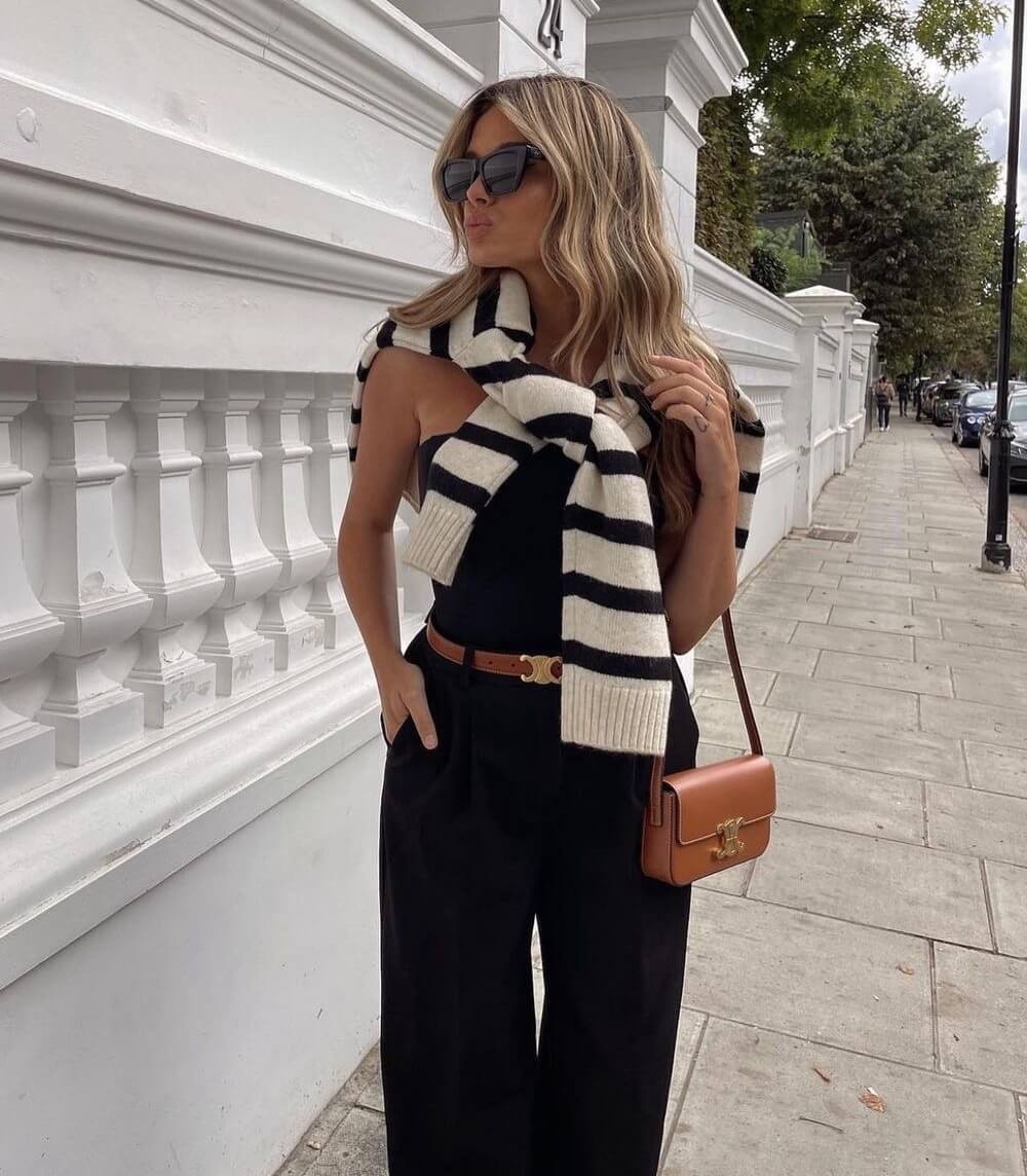 Eleganter Damenriem Leder Berlin-Stil