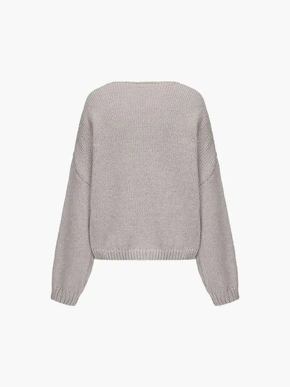 Strickjacke Damen Weich mit Schleife Rosa