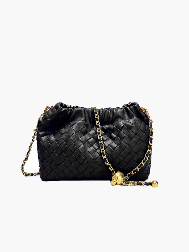Luxus Damenhandtasche Goldene Kette Elegante Schultertasche - BerlinGlamour