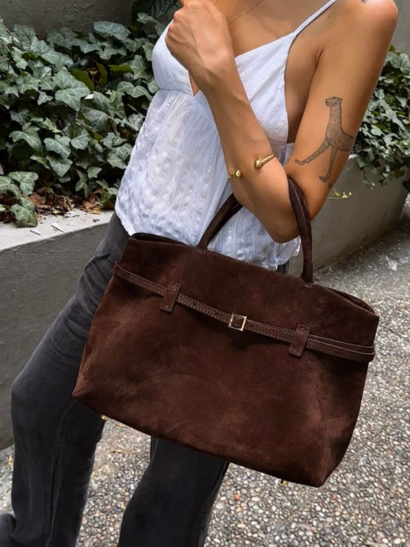 Elegante Damen Handtasche aus Leder Optik