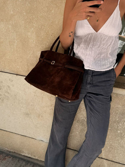 Elegante Damen Handtasche aus Leder Optik