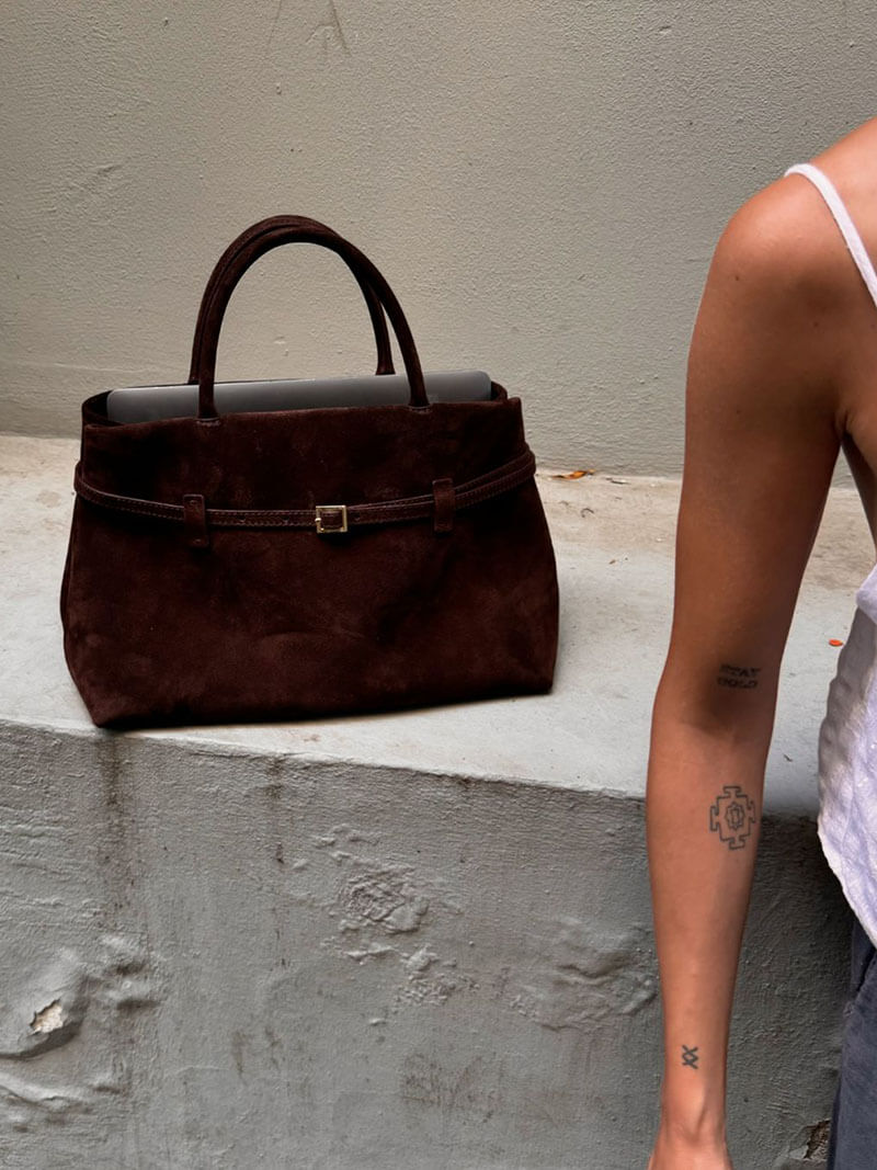 Elegante Damen Handtasche aus Leder Optik