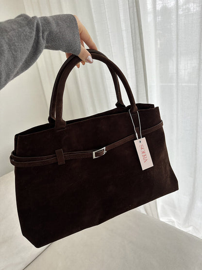 Elegante Damen Handtasche aus Leder Optik