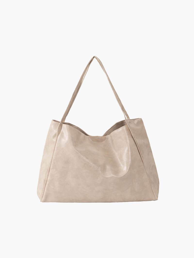 Elegante Damen-Tasche aus Kunstleder Schwarz