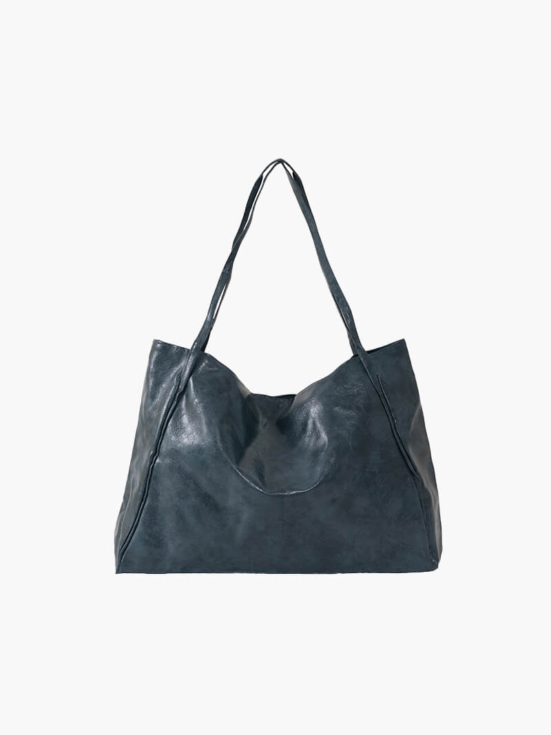 Elegante Damen-Tasche aus Kunstleder Schwarz
