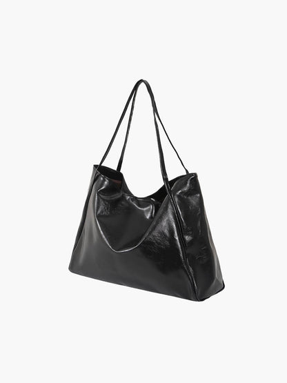Elegante Damen-Tasche aus Kunstleder Schwarz