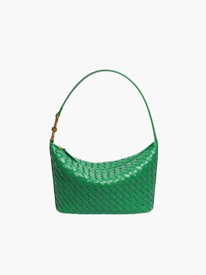 Isana Schultertasche Geflochtene Elegante Umhängetasche
