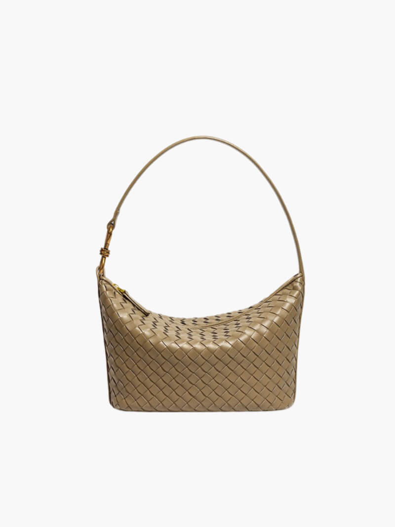 Isana Schultertasche Geflochtene Elegante Umhängetasche