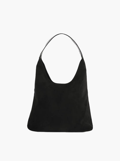 Elegante Wildleder Schultertasche Minimalistisch Frauen
