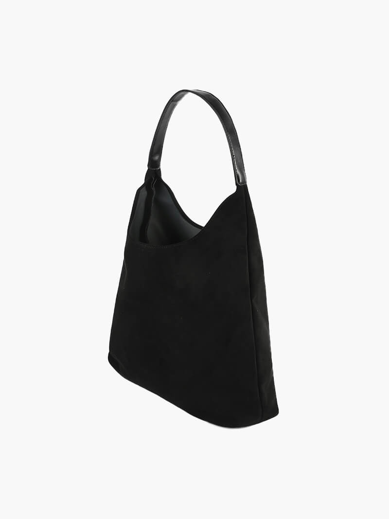 Elegante Wildleder Schultertasche Minimalistisch Frauen