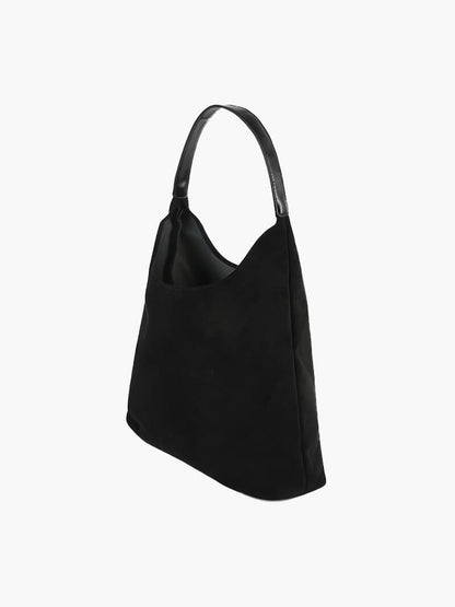 Elegante Wildleder Schultertasche Minimalistisch Frauen