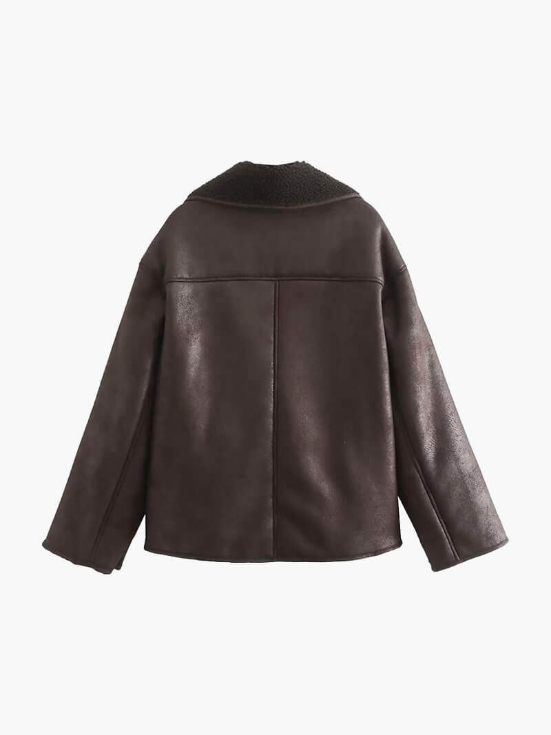 Lederjacke Herren Vintage Style Winter