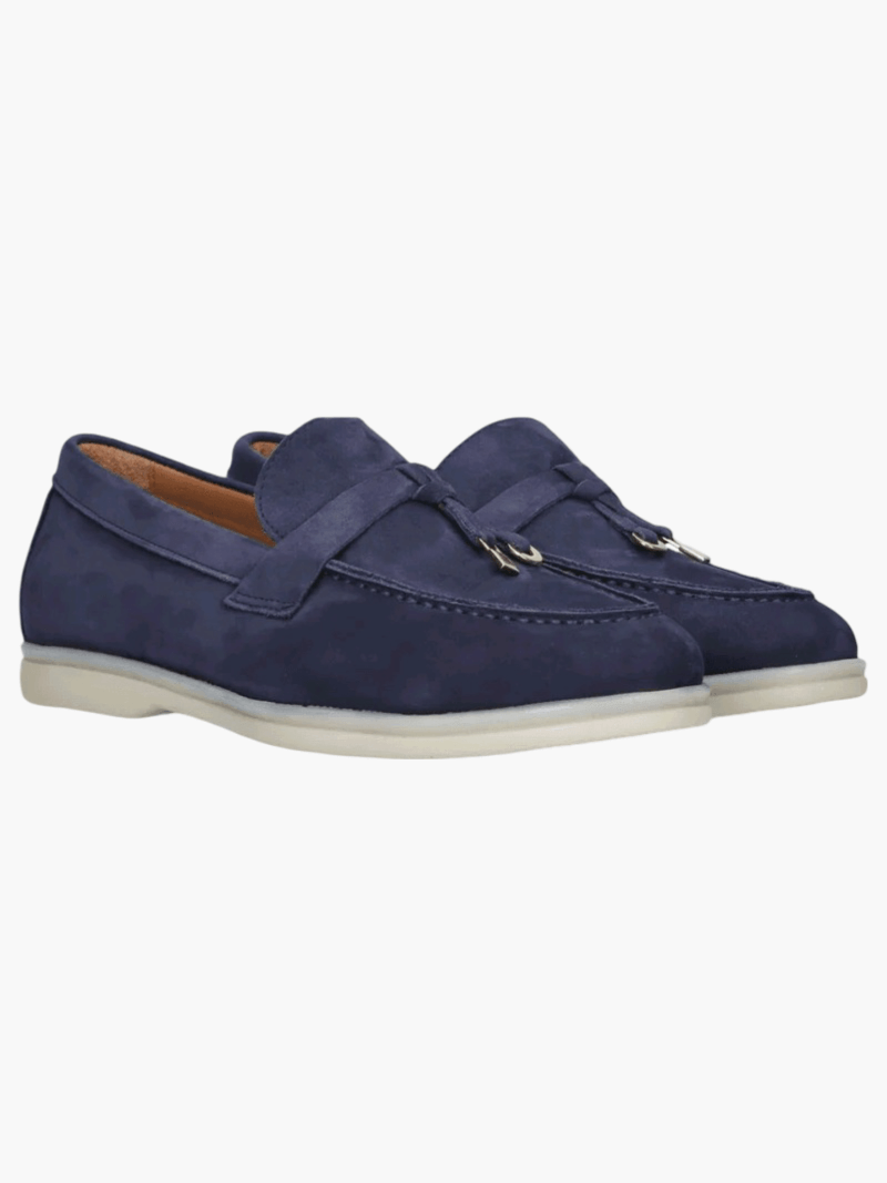 Elegante Wildleder Loafers Schuhe Berlin Stil