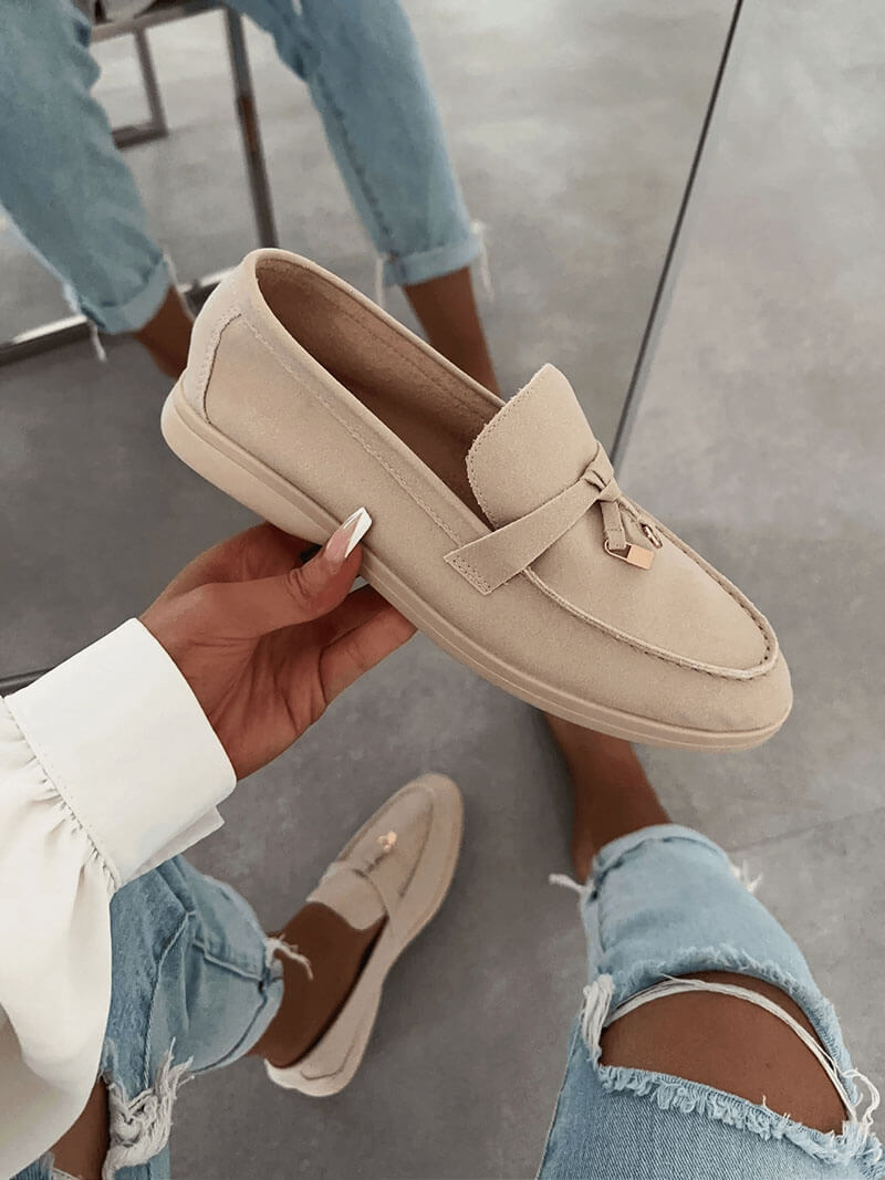 Elegante Wildleder Loafers Schuhe Berlin Stil