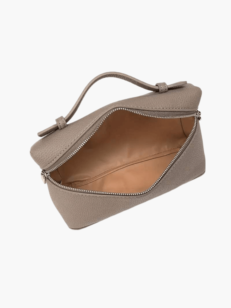 Lederhandtasche Genarbt Kunstleder Echtlederoptik