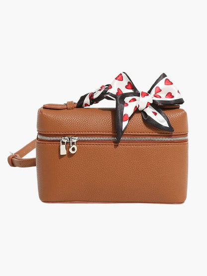 Lederhandtasche Genarbt Kunstleder Echtlederoptik