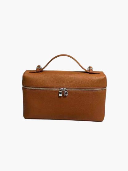 Lederhandtasche Genarbt Kunstleder Echtlederoptik