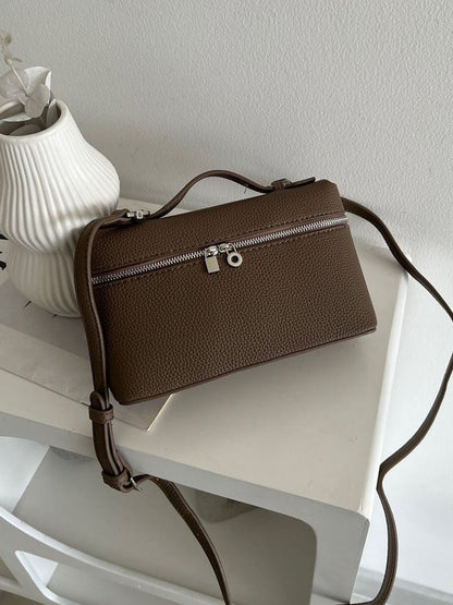 Lederhandtasche Genarbt Kunstleder Echtlederoptik