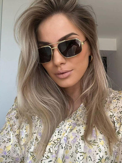 Sonnebrille Damen Trendig Schwarz