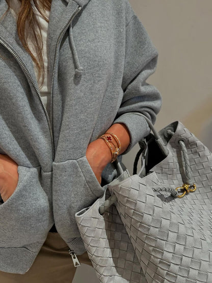 Geflochtene Wildleder Damen-Tasche Echtleder Handgefertigt