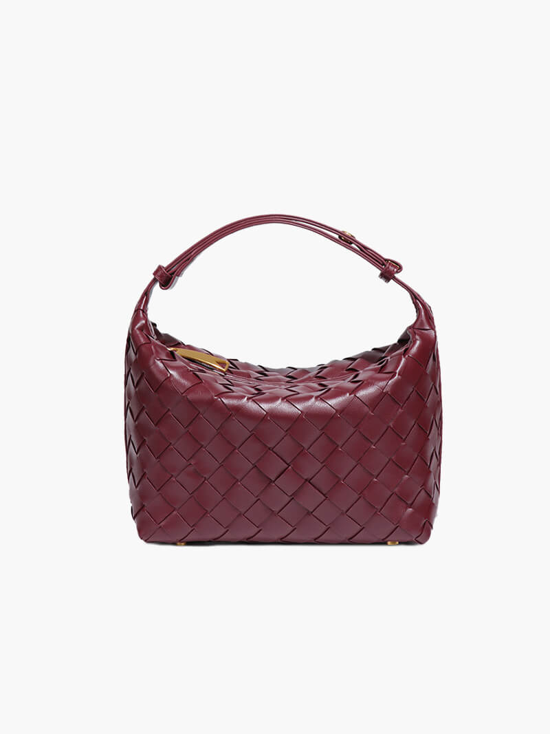 Geflochtene Damen Handtasche Echtleder Boho Stil - BerlinGlamour
