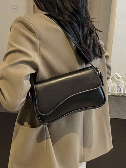 Leder Schultertasche Satteltasche Damen