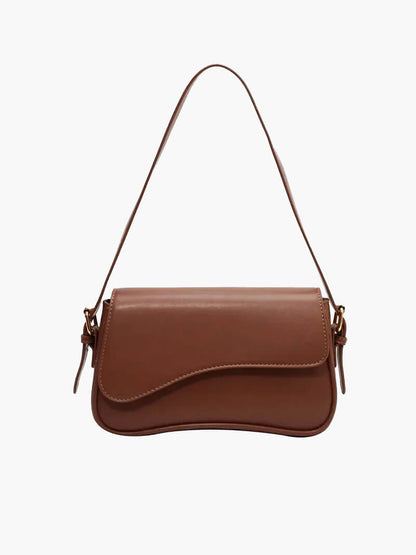 Leder Schultertasche Satteltasche Damen