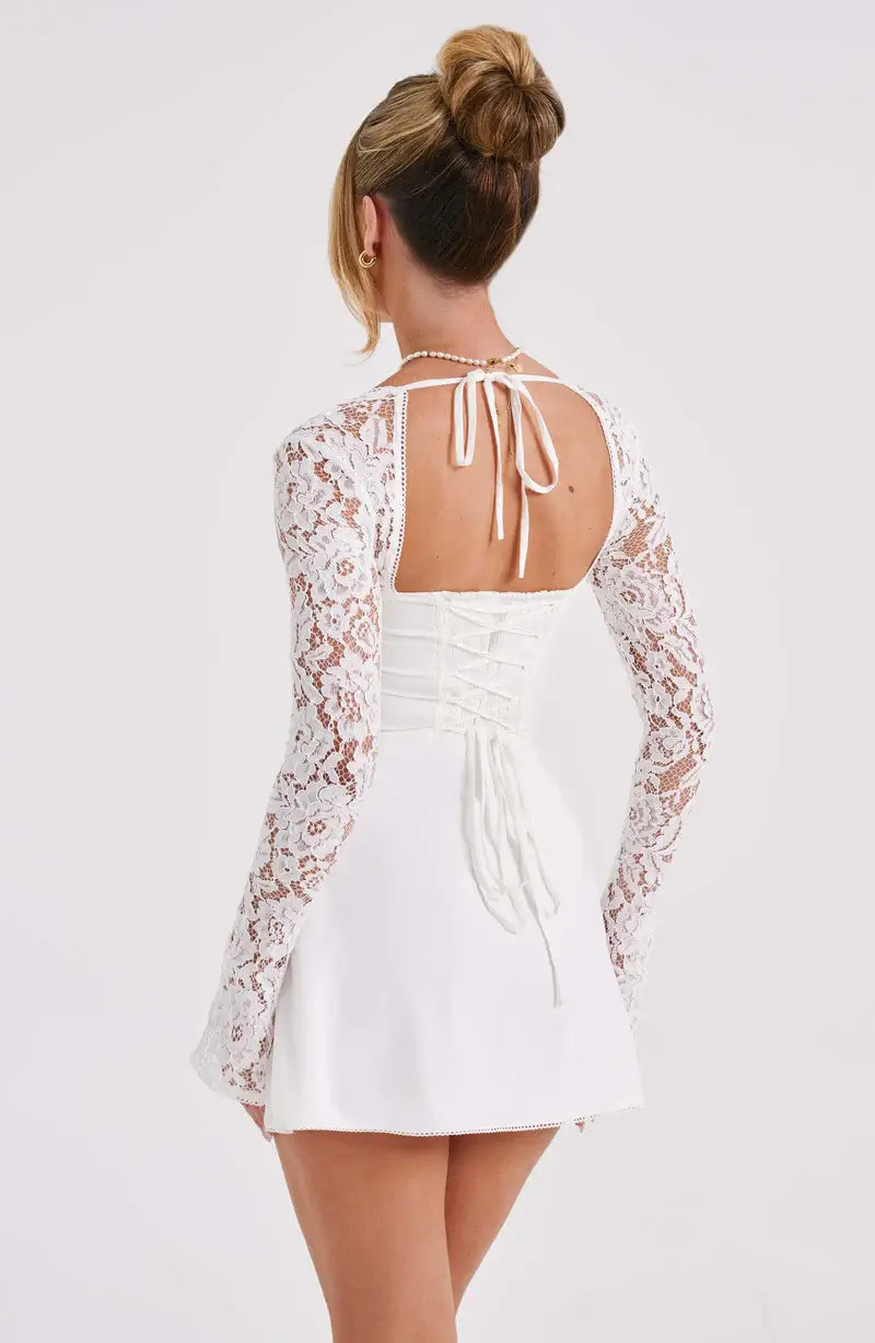 Seiden Minikleid Damen Elegant Kurz