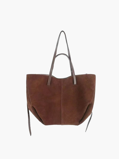 Große Damen Shopper Tasche Wildleder Echtleder - BerlinGlamour