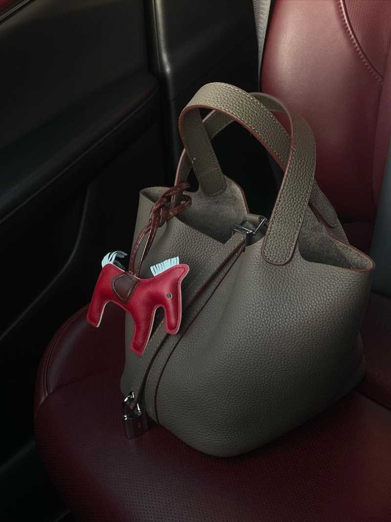 Stilvolle Kunstleder Bucket Bag Damen Tasche
